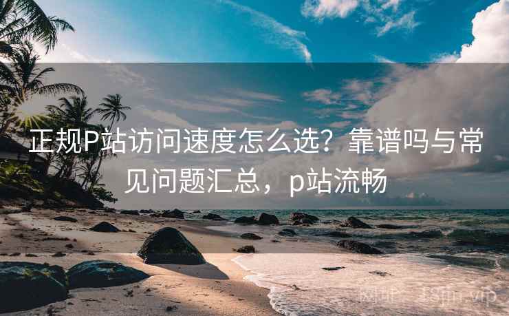 正规P站访问速度怎么选？靠谱吗与常见问题汇总，p站流畅
