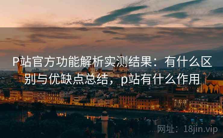 P站官方功能解析实测结果：有什么区别与优缺点总结，p站有什么作用