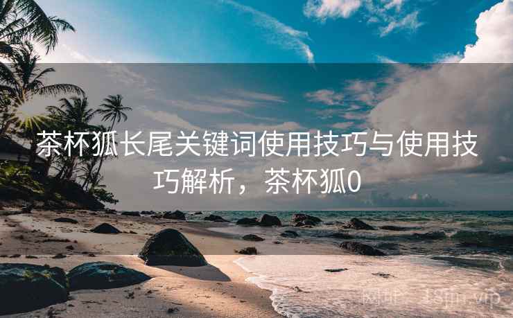 茶杯狐长尾关键词使用技巧与使用技巧解析，茶杯狐0