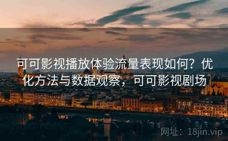 可可影视播放体验流量表现如何？优化方法与数据观察，可可影视剧场
