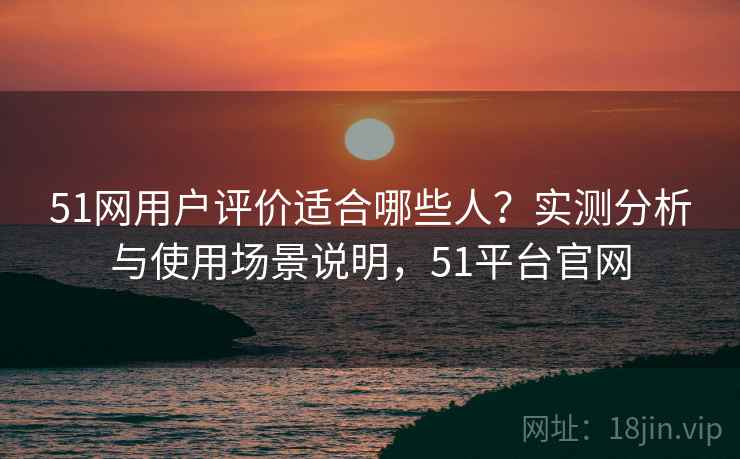 51网用户评价适合哪些人？实测分析与使用场景说明，51平台官网