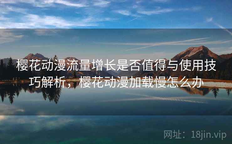 樱花动漫流量增长是否值得与使用技巧解析，樱花动漫加载慢怎么办