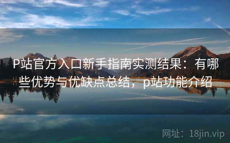 P站官方入口新手指南实测结果：有哪些优势与优缺点总结，p站功能介绍