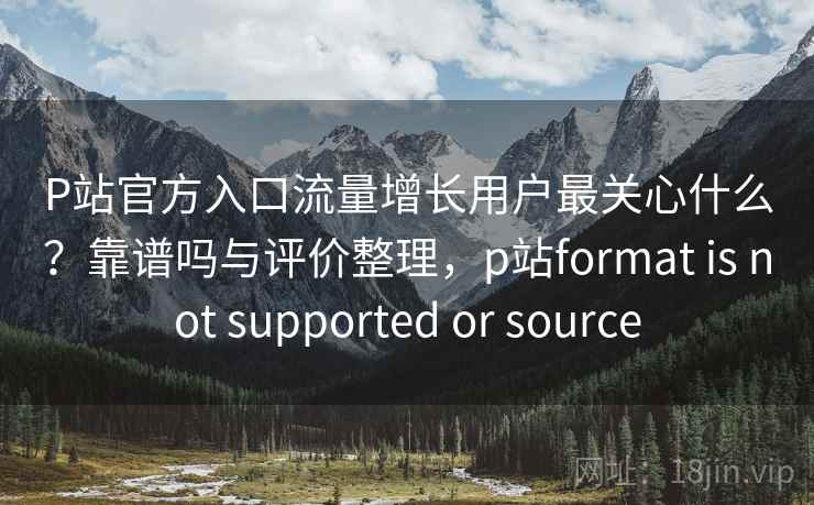 P站官方入口流量增长用户最关心什么？靠谱吗与评价整理，p站format is not supported or source