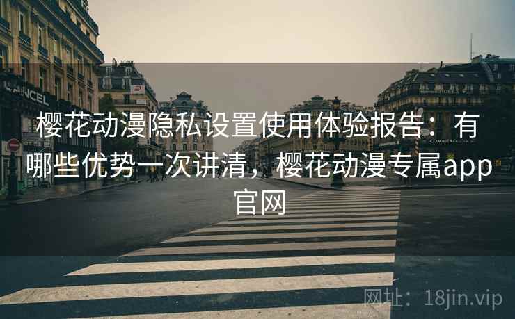 樱花动漫隐私设置使用体验报告：有哪些优势一次讲清，樱花动漫专属app官网